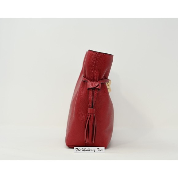 COACH ANDY Crossbody Shoulder Bag Red Apple Leather Chunky Chain CE555 NWT $428 - Picture 3 of 9